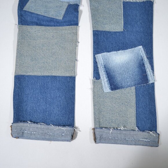 NEW FREE PEOPLE BARE WITH ME PATCHWORK JEANS, SZ 31 - Picture 14 of 14